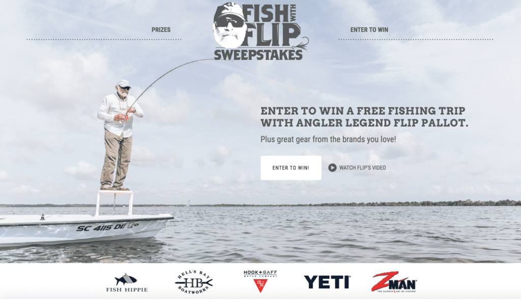 Fish with Flip Sweepstakes