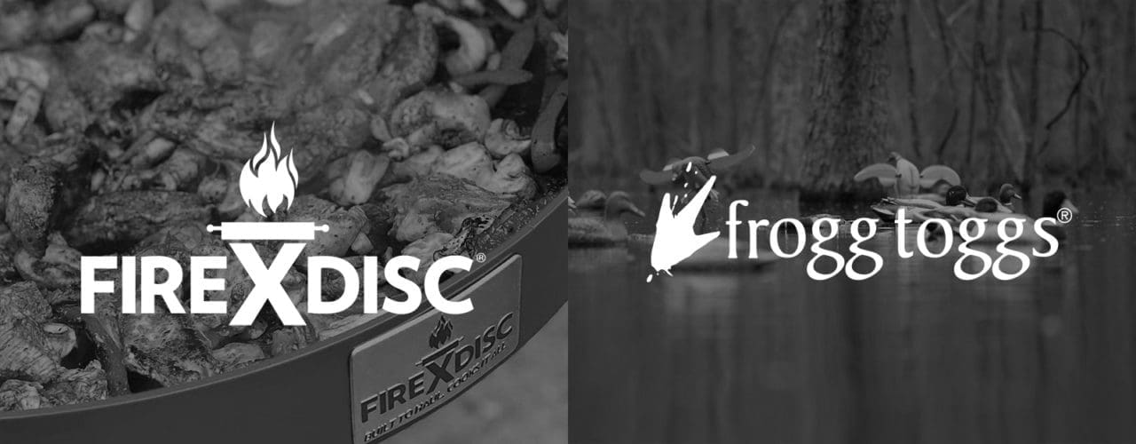 Firedisc and frogg togg logos.